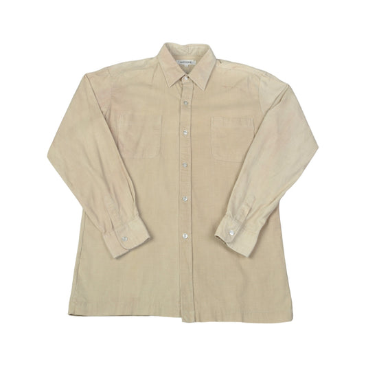 Vintage Corduroy Shirt Beige Small