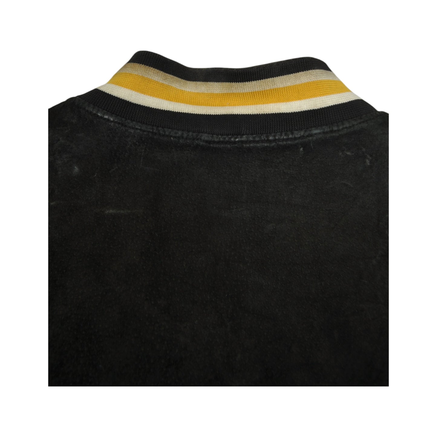 Vintage 90's Pittsburgh Penguins Suede Jacket Black XL