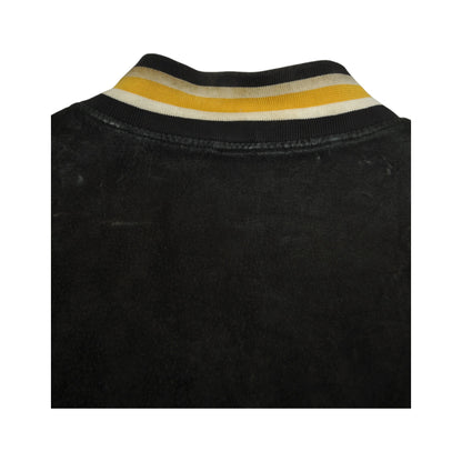 Vintage 90's Pittsburgh Penguins Suede Jacket Black XL