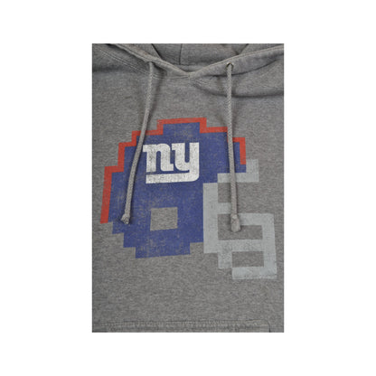 Vintage NFL New York Giants Hoodie Sweatshirt Grey Medium