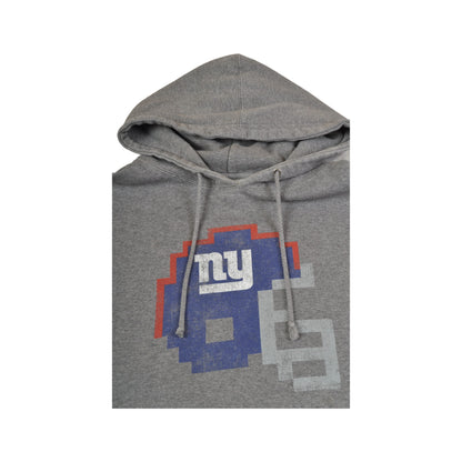 Vintage NFL New York Giants Hoodie Sweatshirt Grey Medium