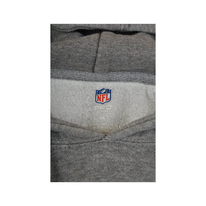 Vintage NFL New York Giants Hoodie Sweatshirt Grey Medium