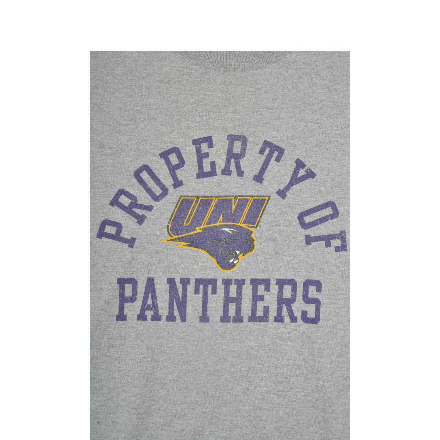 Vintage Northern Iowa Panthers Sweatshirt Grey Large