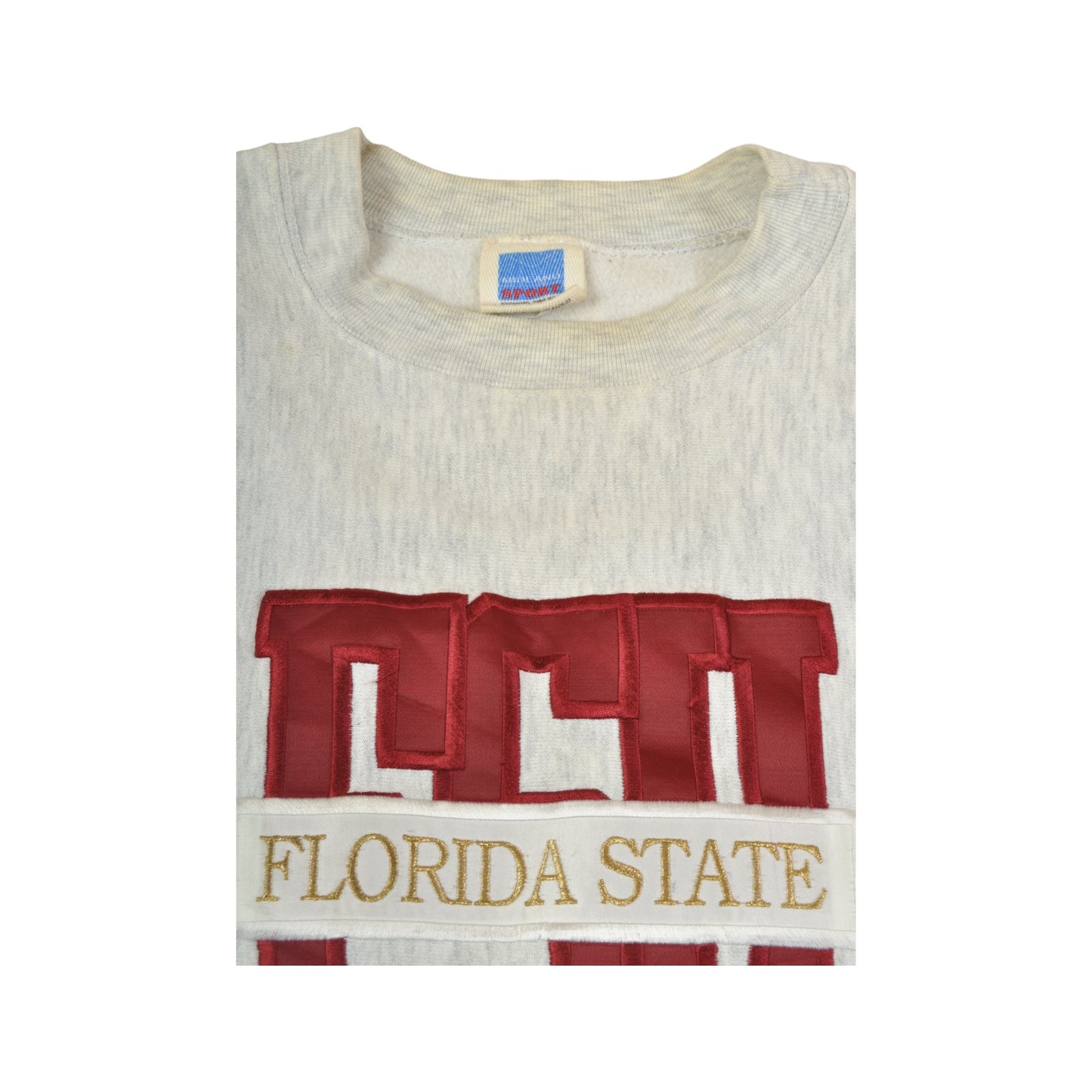 Vintage Florida State Reverse Weave Sweatshirt Grey XL