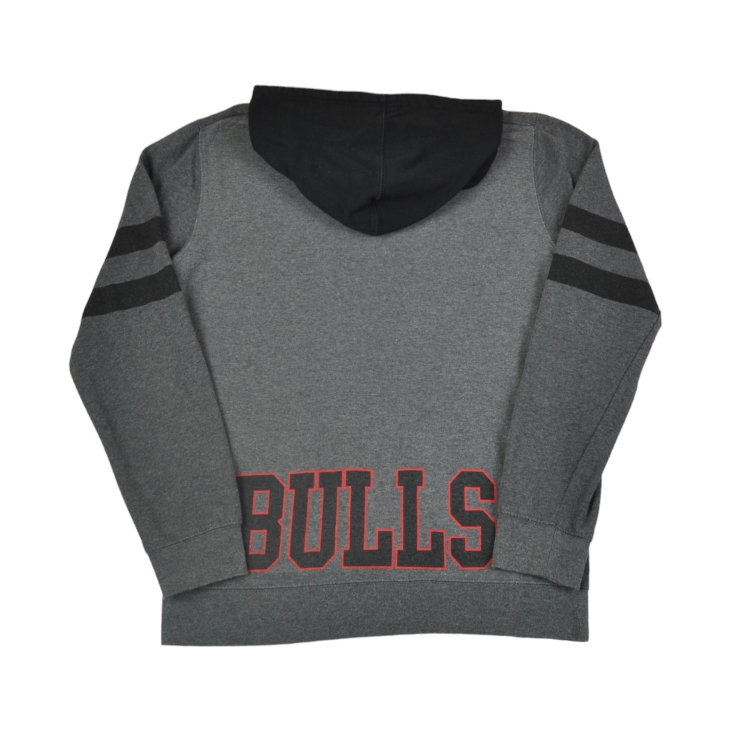 Vintage NBA Chicago Bulls Hoodie Sweatshirt Grey Small