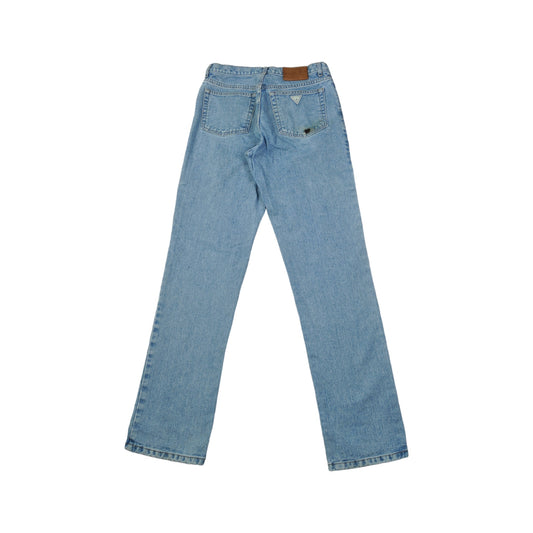 Vintage Guess Jeans Straight Leg Denim Blue Ladies W30 L32