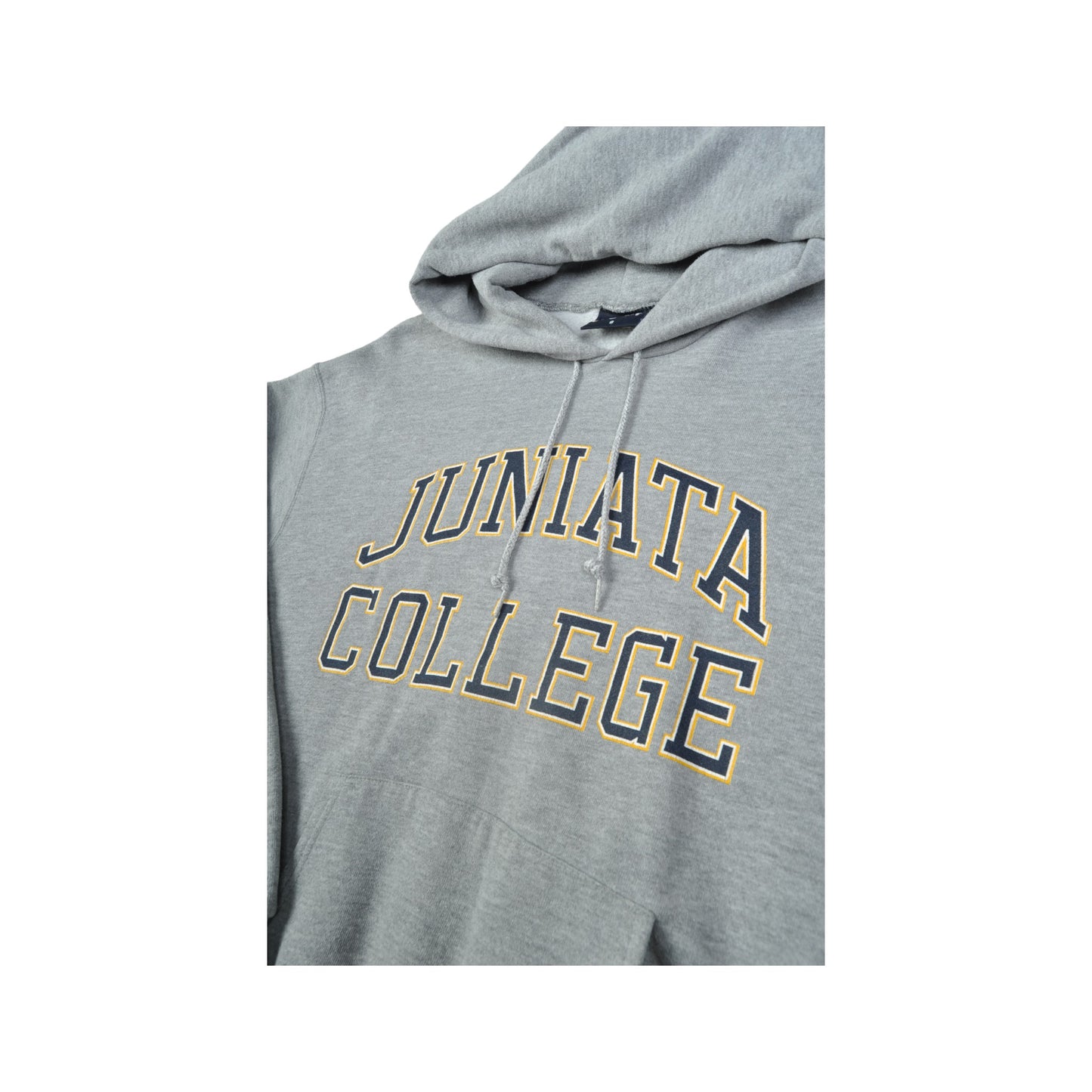 Vintage Jansport Juniata College Hoodie Sweater Grey Medium