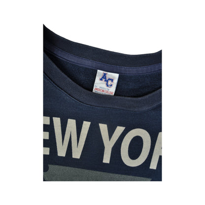 Vintage New York Brooklyn Sweater Navy Small