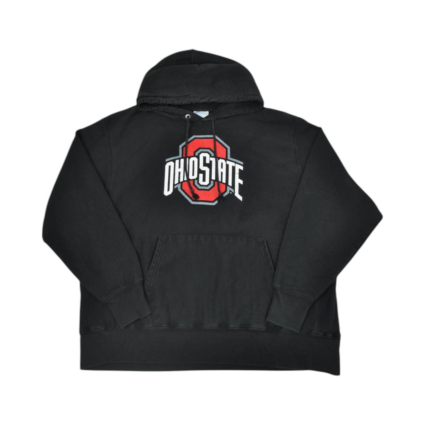 Vintage Ohio State Sweatshirt Hoodie Black XL