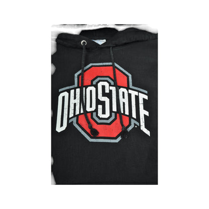 Vintage Ohio State Sweatshirt Hoodie Black XL