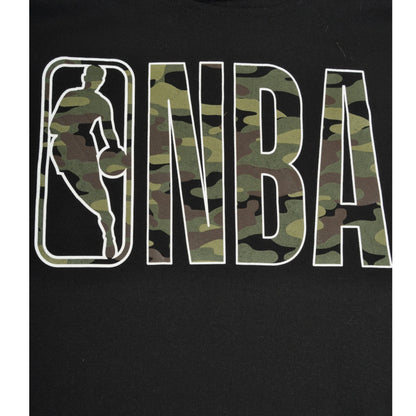 Vintage NBA Camouflage Hoodie Sweatshirt Schwarz Medium