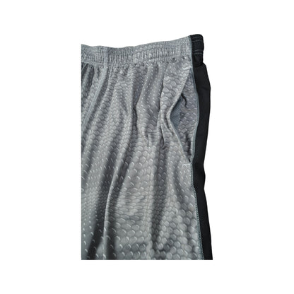 Under Armour gemusterte Sportshorts, Grau, Größe L