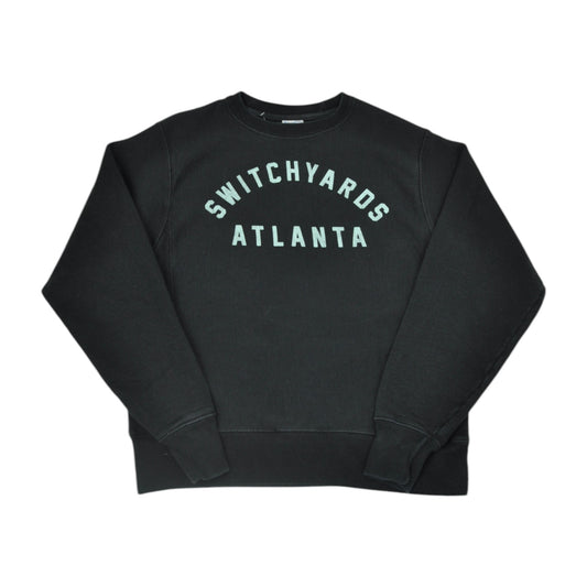 Vintage Champion x Switchyards Atlanta Sweatshirt Black Small