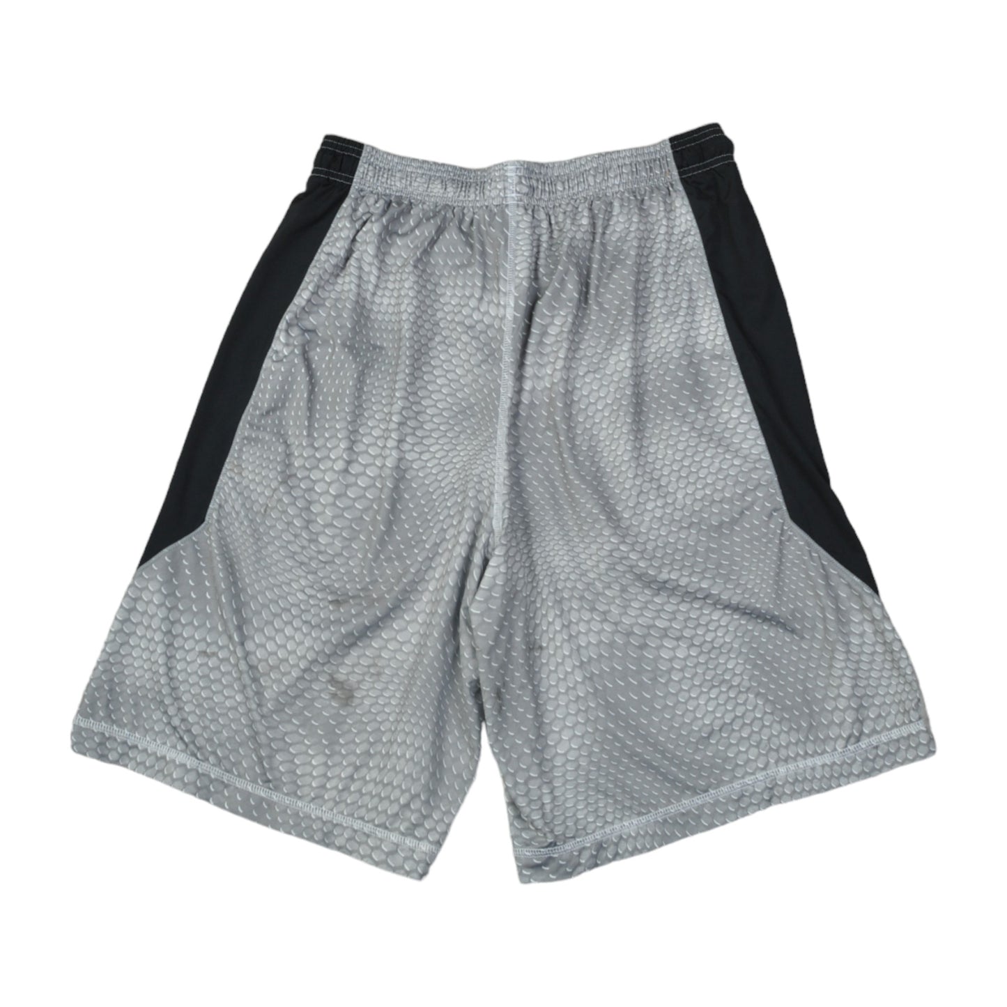 Under Armour gemusterte Sportshorts, Grau, Größe L