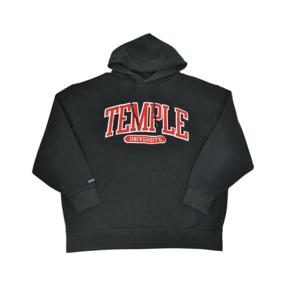 Vintage Jansport Temple University Sweatshirt Hoodie Black XL