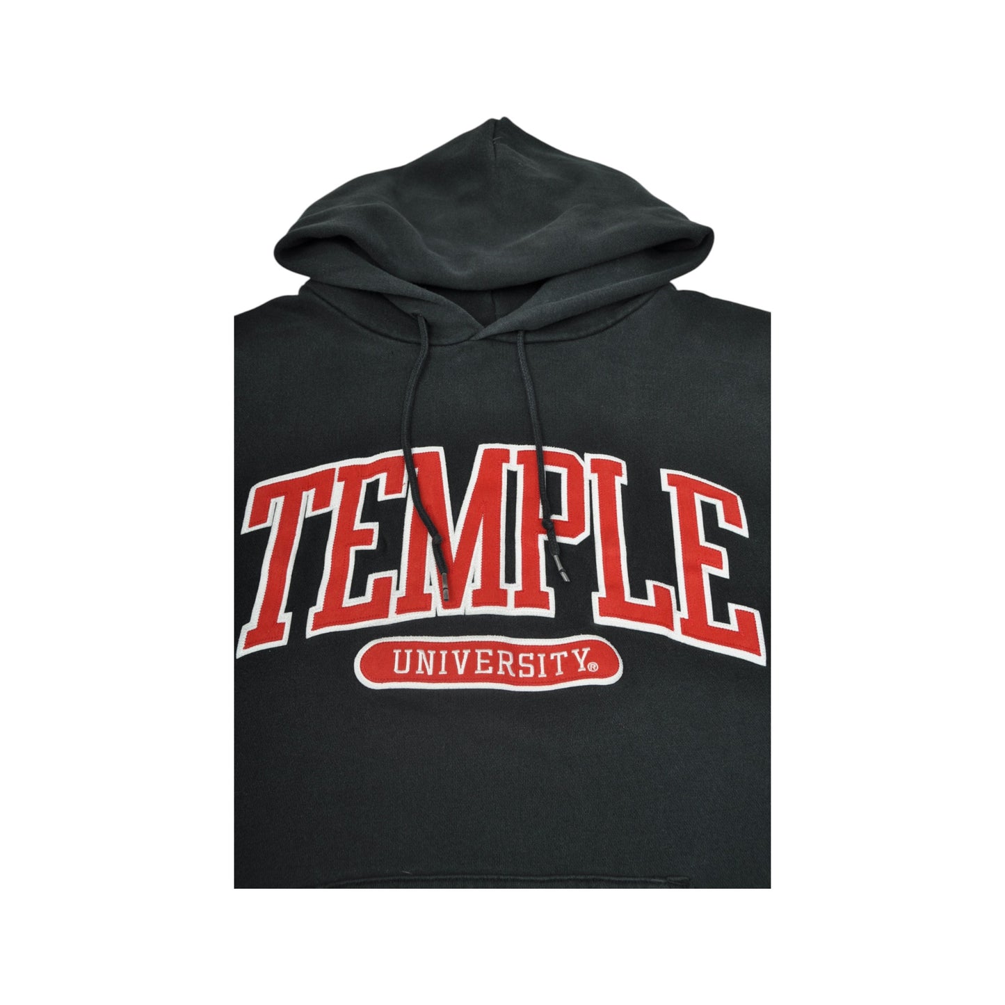 Vintage Jansport Temple University Sweatshirt Hoodie Black XL