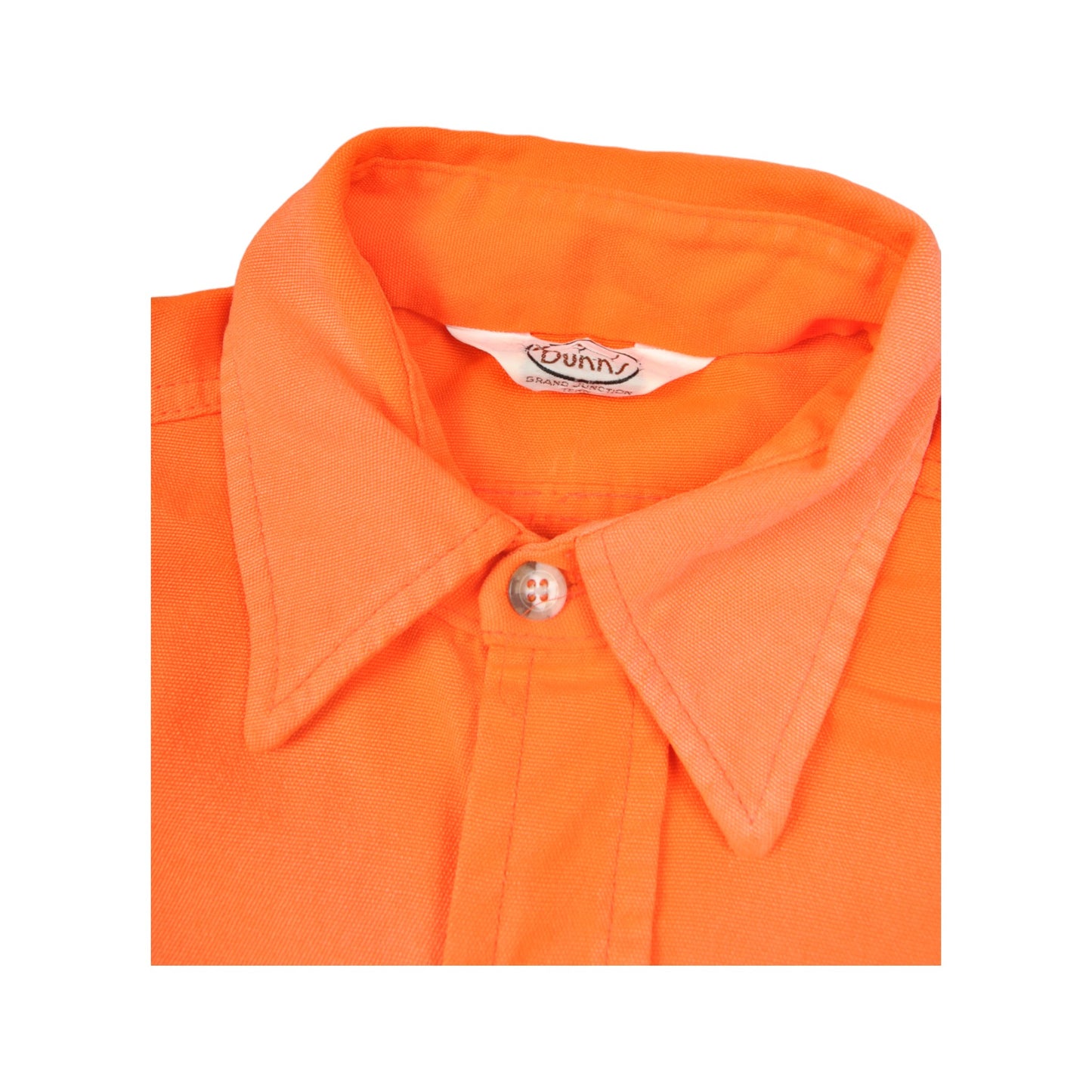 Vintage Shirt 90's Neon Long Sleeve Orange Small