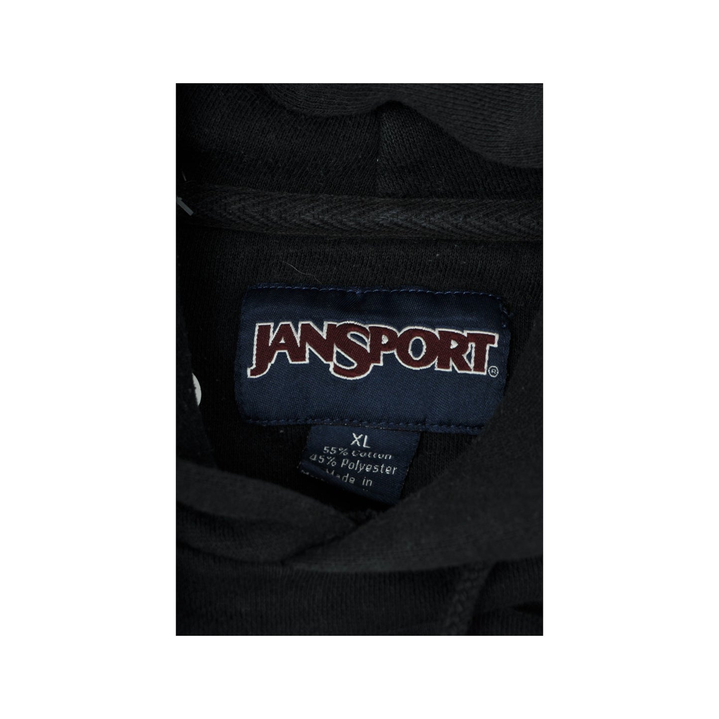 Vintage Jansport Temple University Sweatshirt Hoodie Black XL