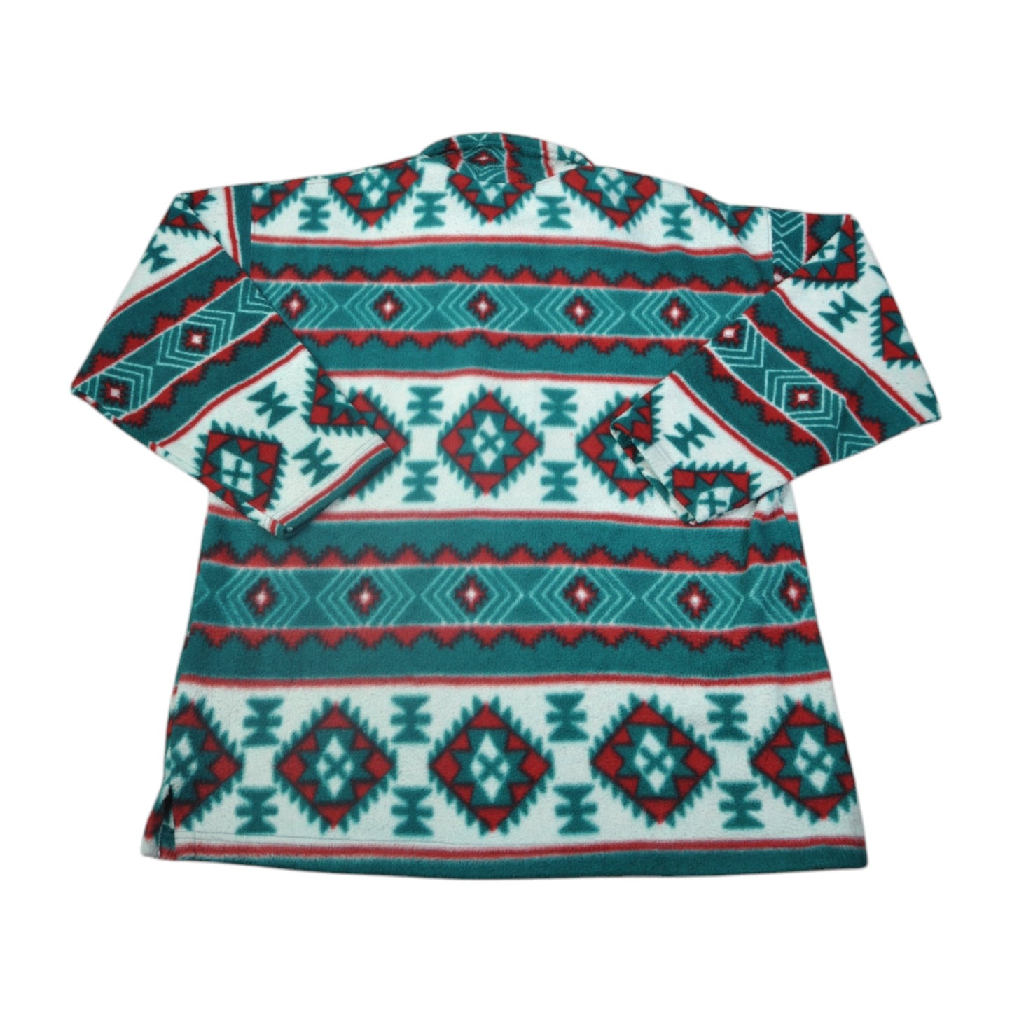 Vintage Fleece 1/4 Zip Aztec Pattern Multi Medium