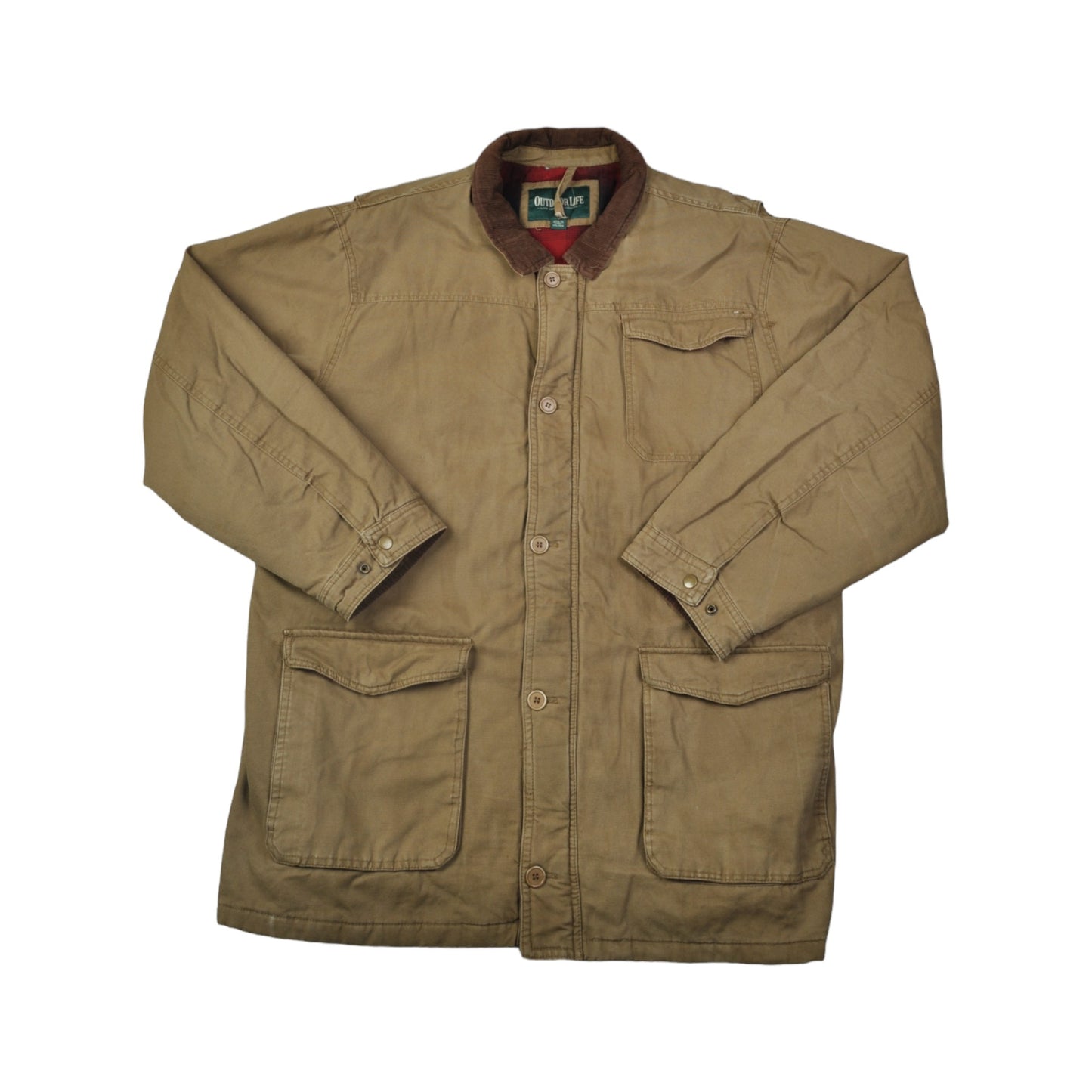 Vintage Workwear Field Jacket Brown XL