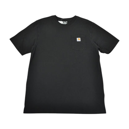 Vintage Carhartt Pocket T-Shirt Black Large