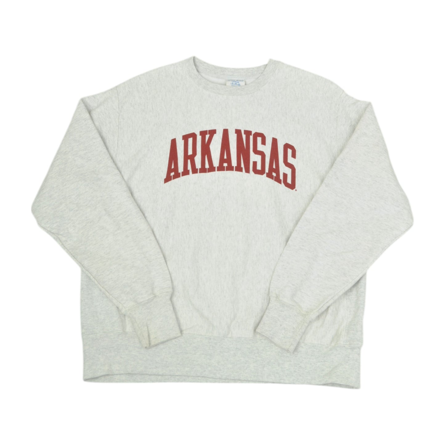 Vintage Champion Arkansas Sweatshirt Grey Large