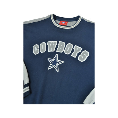 Vintage NFL Dallas Cowboys Sweatshirt Blue Large