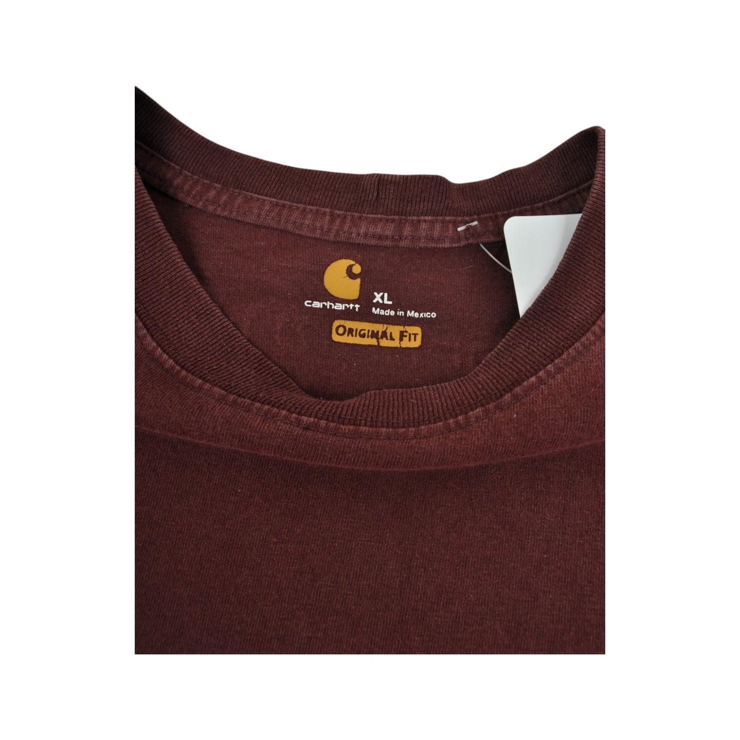 Vintage Carhartt T-Shirt Burgundy XL