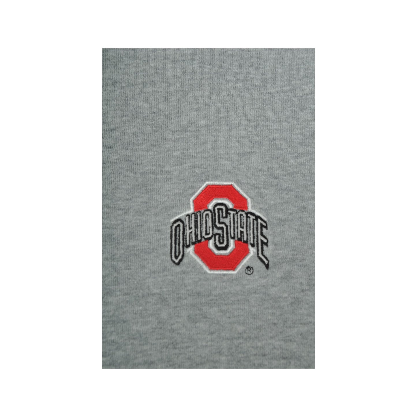 Vintage Antigua 1/4 Zip Ohio State Sweatshirt Grey XL