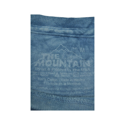 Vintage The Mountain Horse T-Shirt Tie-Dye Blue Medium