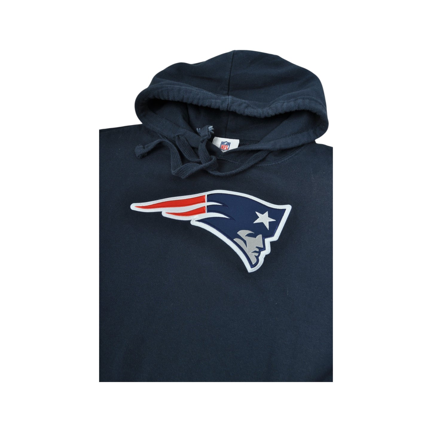 Vintage NFL New England Patriots Sweatshirt Hoodie Navy Medium