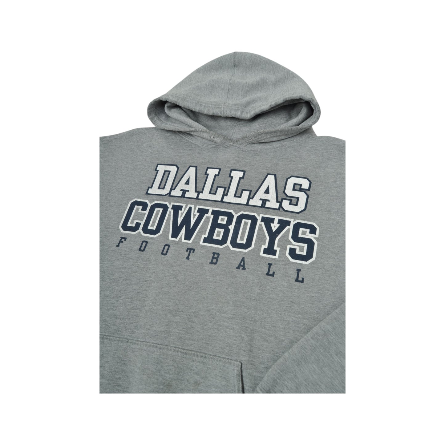 Vintage NFL Reebok Dallas Cowboys Sweatshirt Hoodie Grey XL