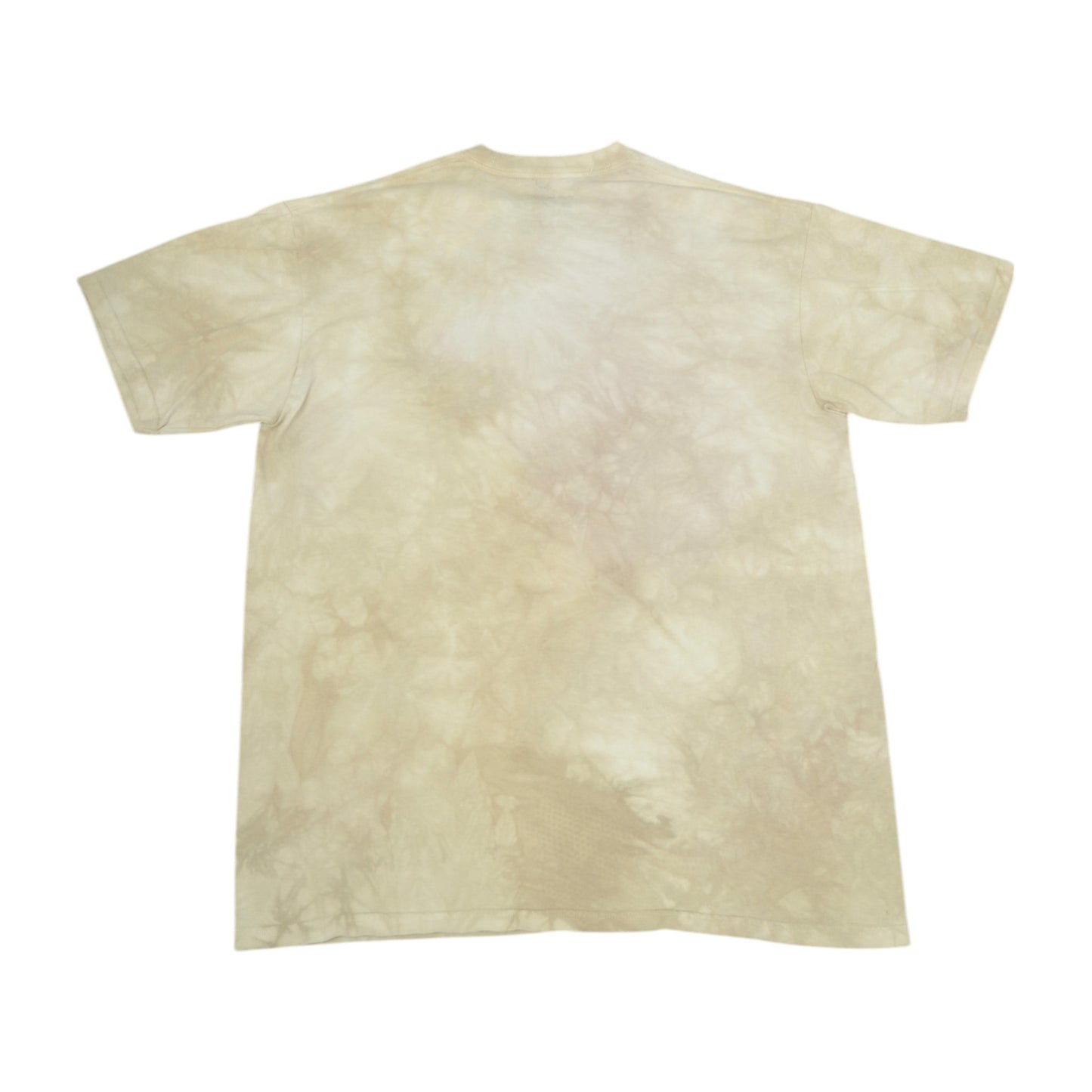 Vintage The Mountain Meerkat T-Shirt Tie-Dye Beige Large