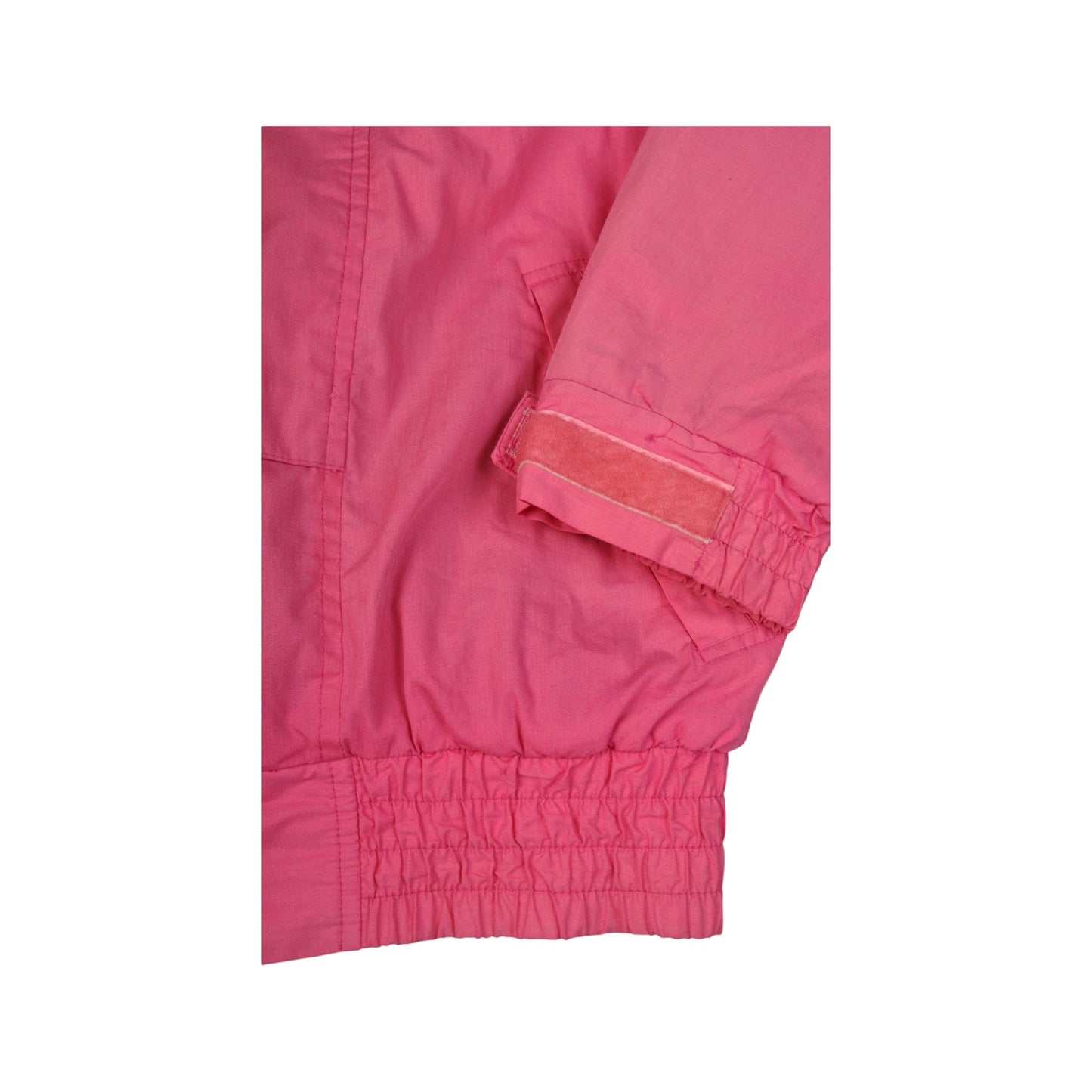 Vintage Ski Jacket Block Colour Pink Medium