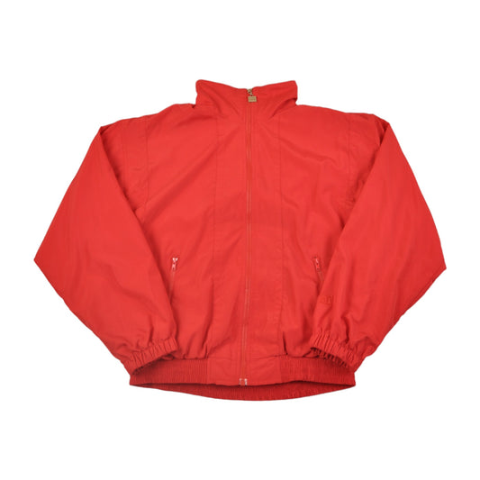 Vintage Wilson Windbreaker Jacke Rot Damen Medium