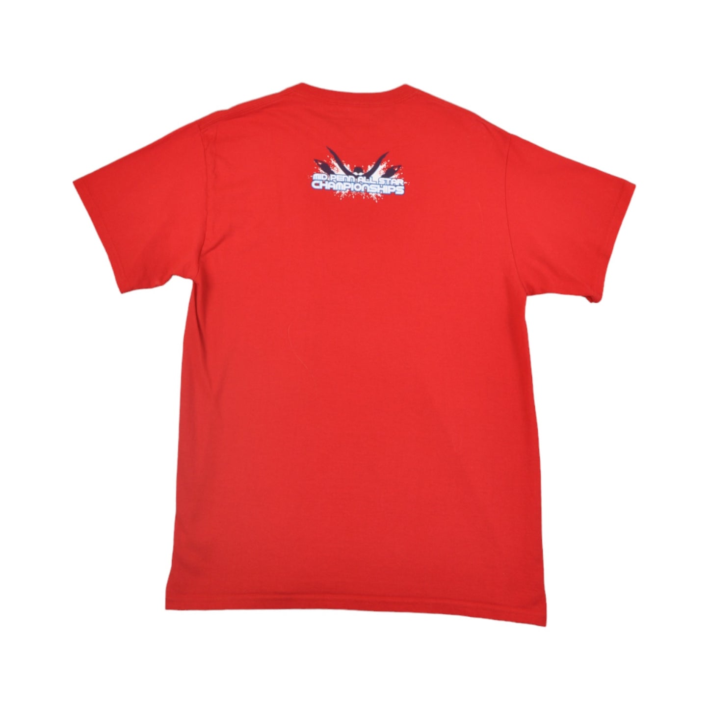 Vintage Swimming Championships T-shirt Red Medium