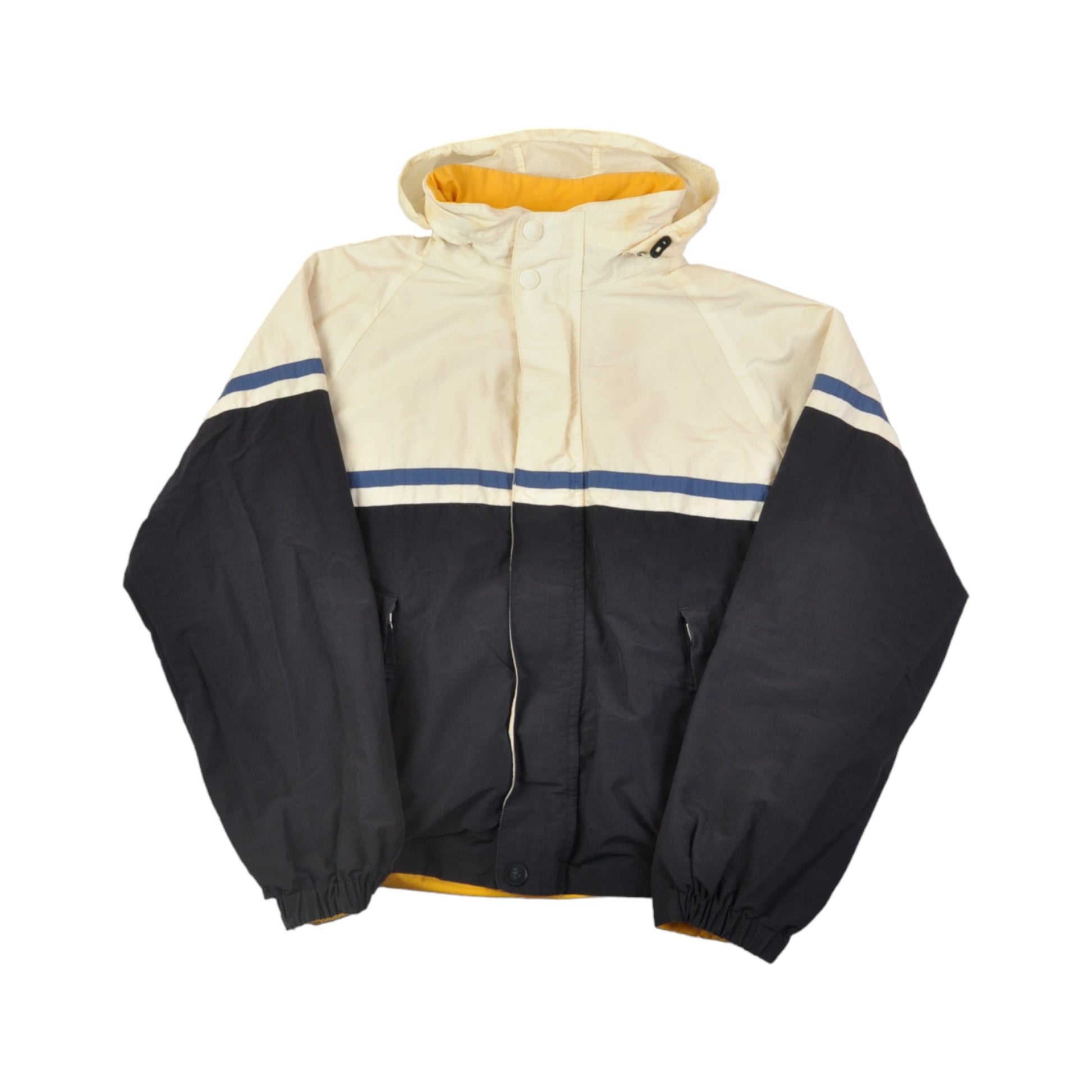 Vintage Nautica Jacket Waterproof Reversible Yellow XL – Cloak Vintage