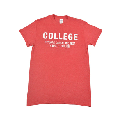 Vintage Mesa College T-Shirt Rot Klein