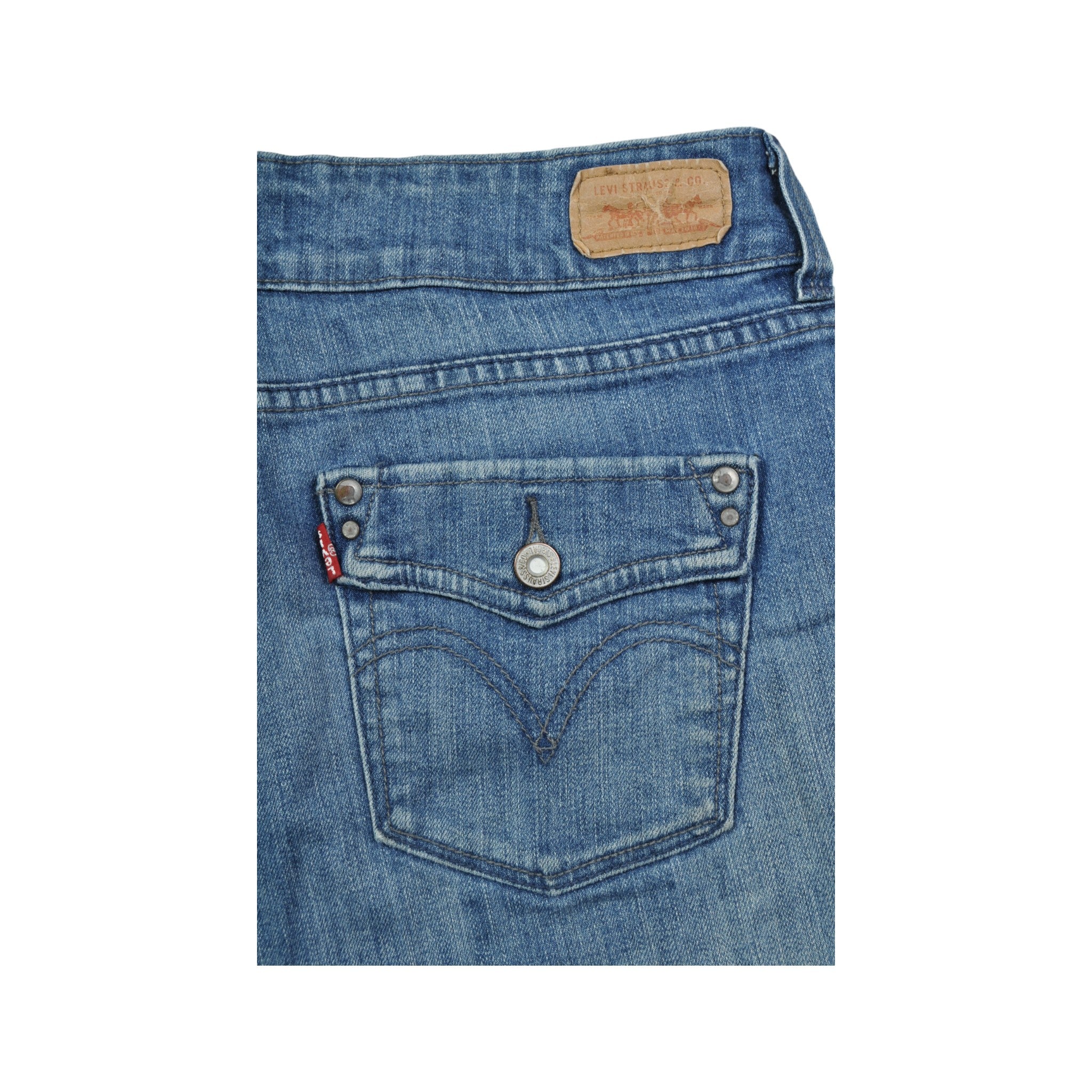 Vintage Levi s 528 Slender Boot Cut Jeans Blue Wash Denim Ladies W30 L Cloak Vintage