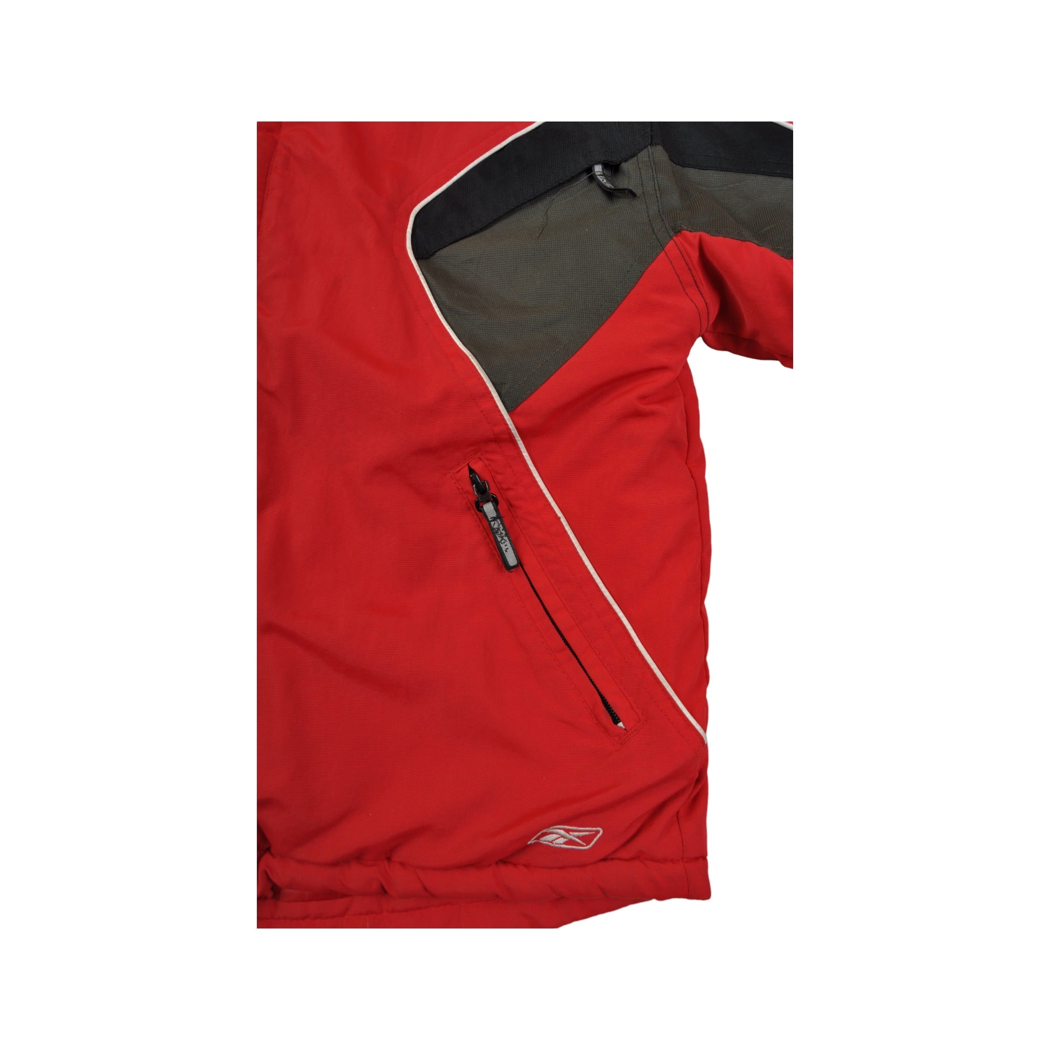 reebok jacket vintage mens red