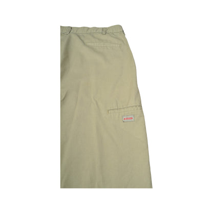 Vintage Dickies Workwear Casual Shorts Beige W38