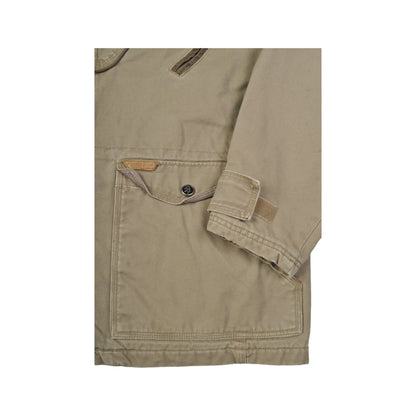 Vintage Workwear Jacket Beige Large