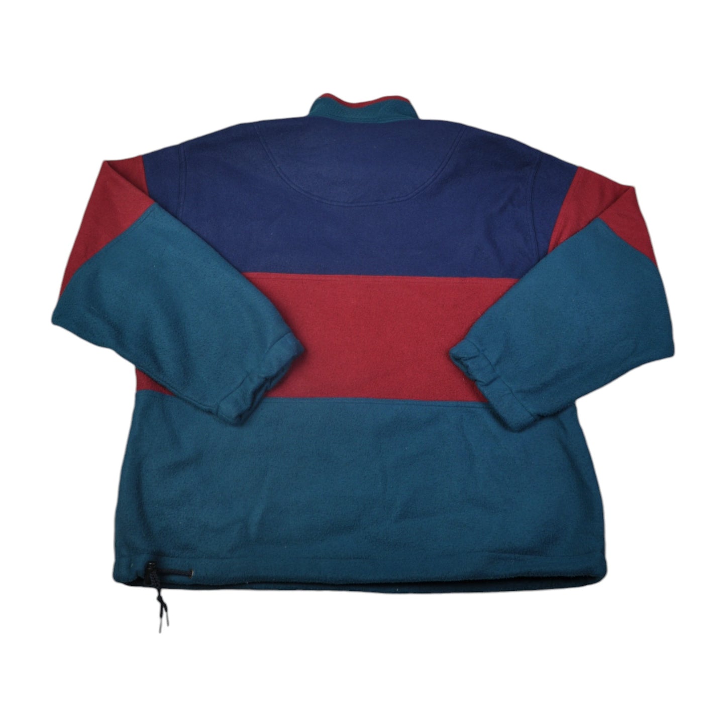 Vintage Fleece 1/4 Zip Block Farbe Multi Large