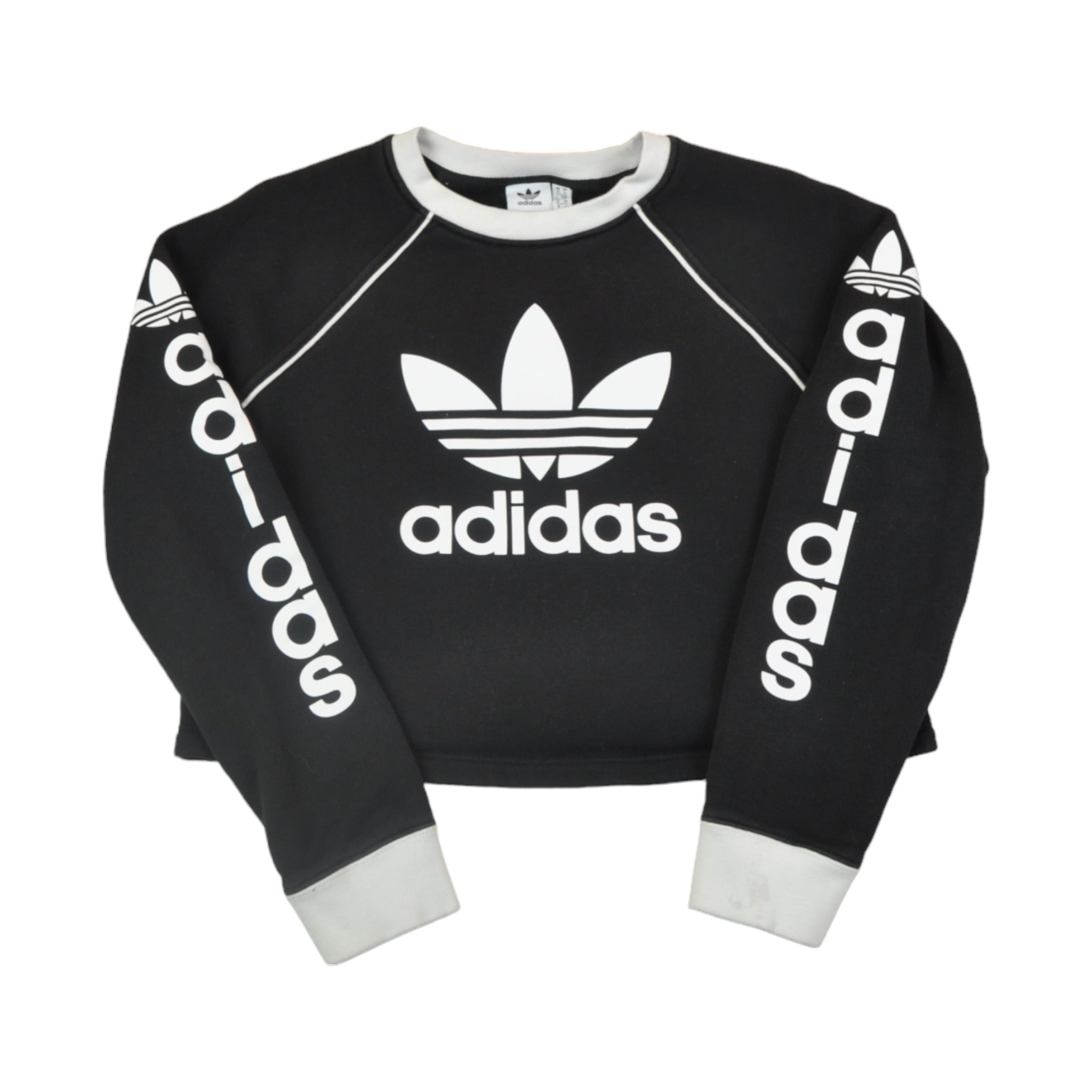 Adidas crop outlet sweater