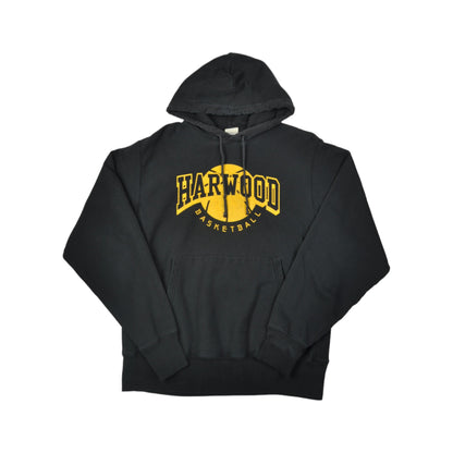 Vintage Champion Harwood Basketball Hoodie Black Medium