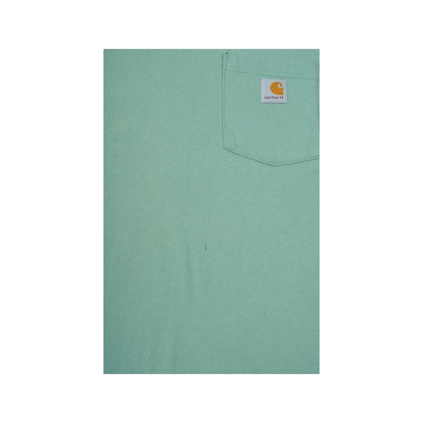 Vintage Carhartt T-Shirt Pocket Short Sleeve Green XXL