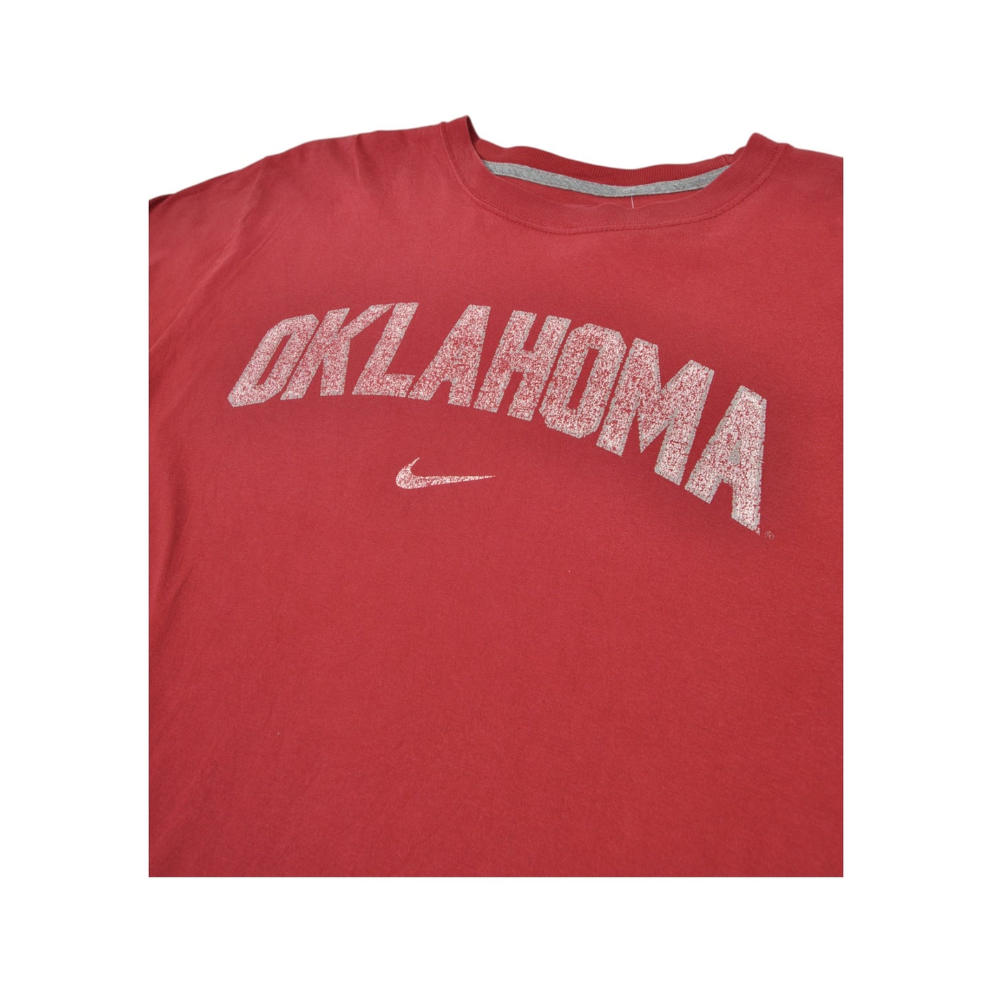 Vintage Nike Oklahoma T-Shirt Long Sleeve Red XL