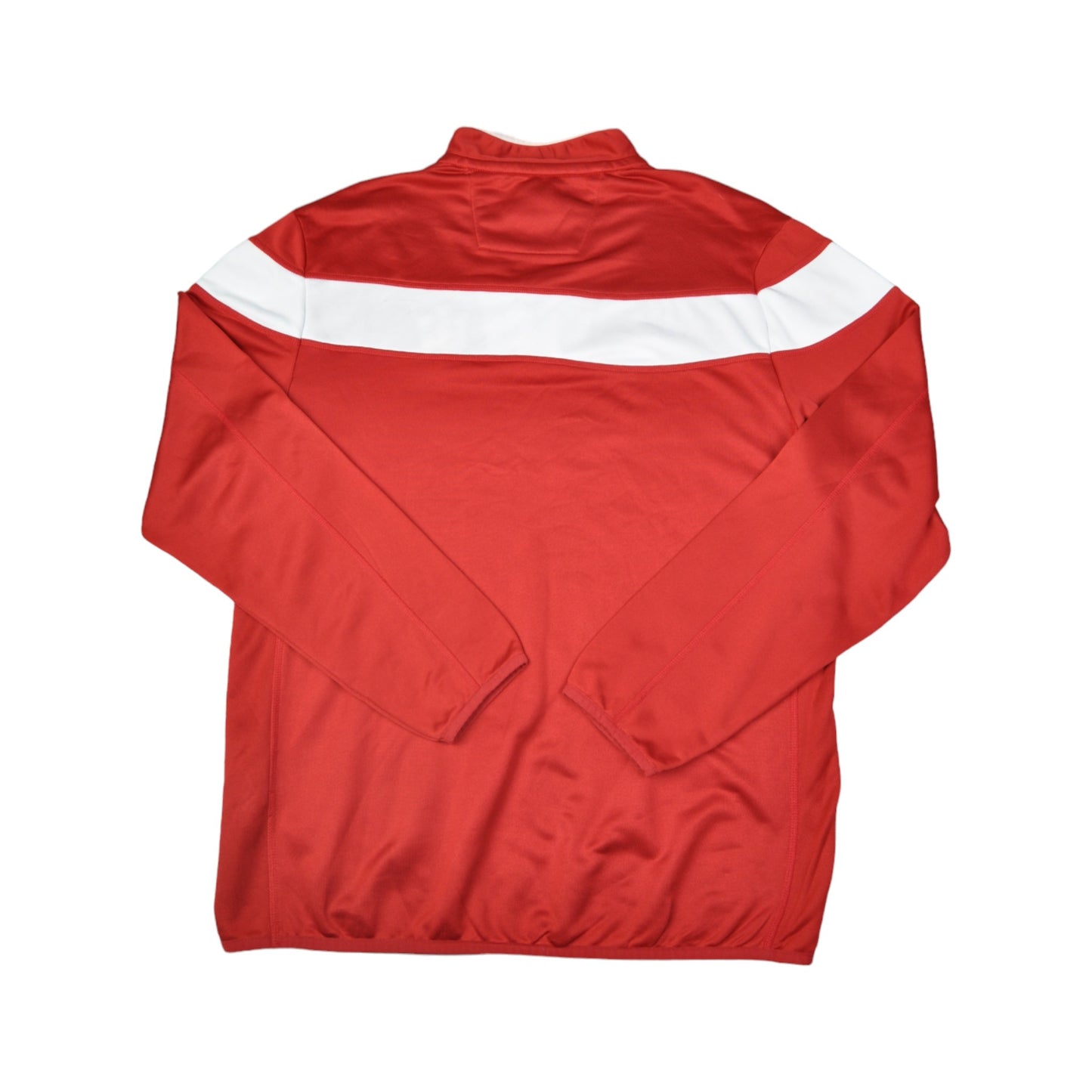 Adidas 1/4 Zip Sweater Red Large