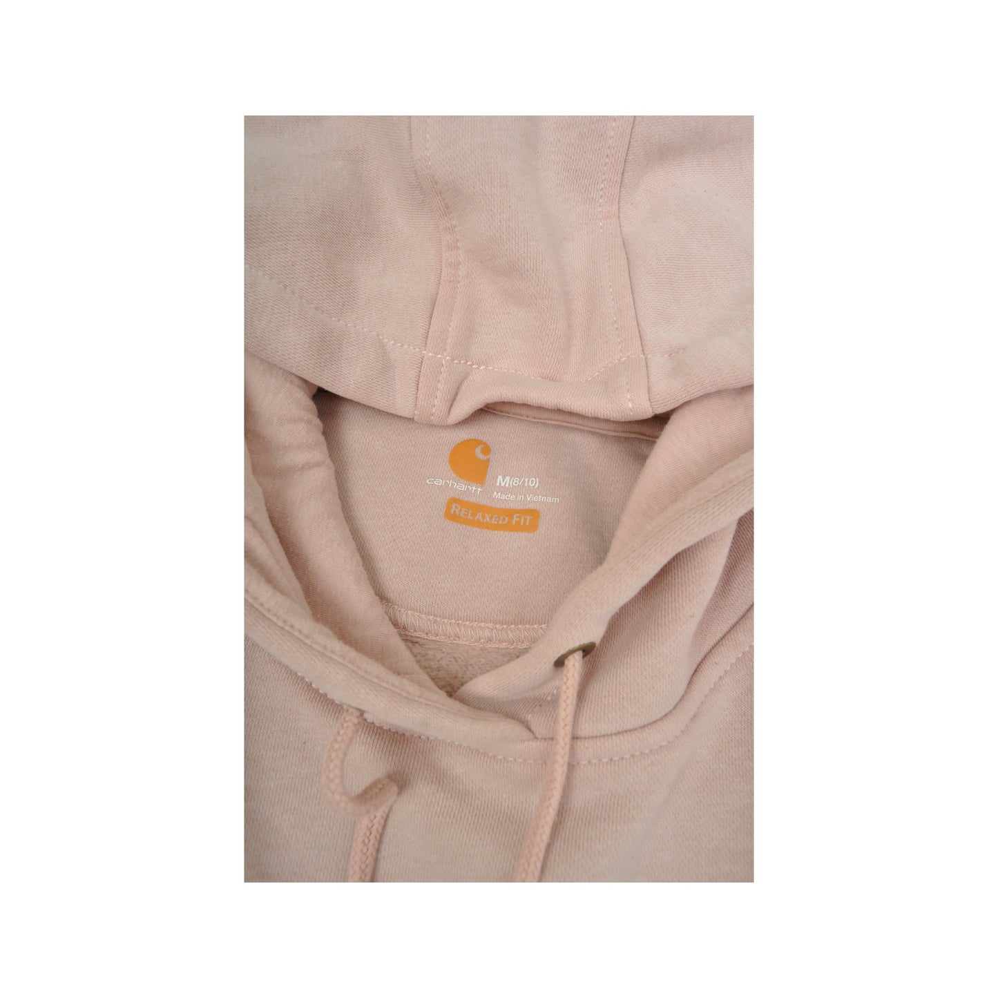 Vintage Carhartt Sweatshirt Hoodie Pink Ladies Medium