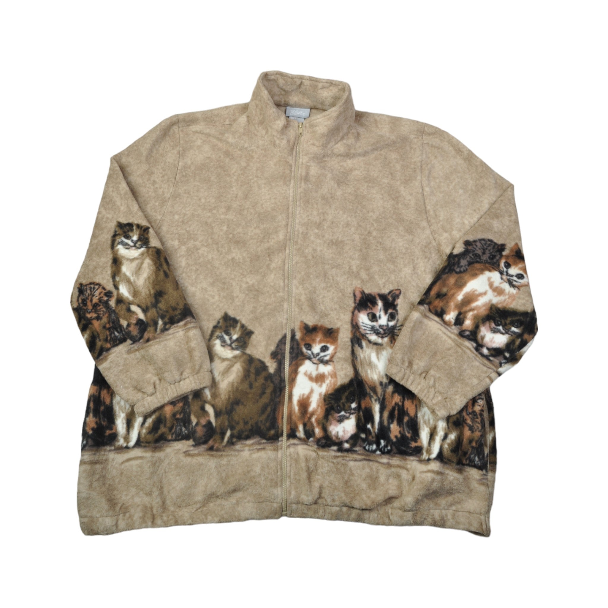 Cat print jacket best sale